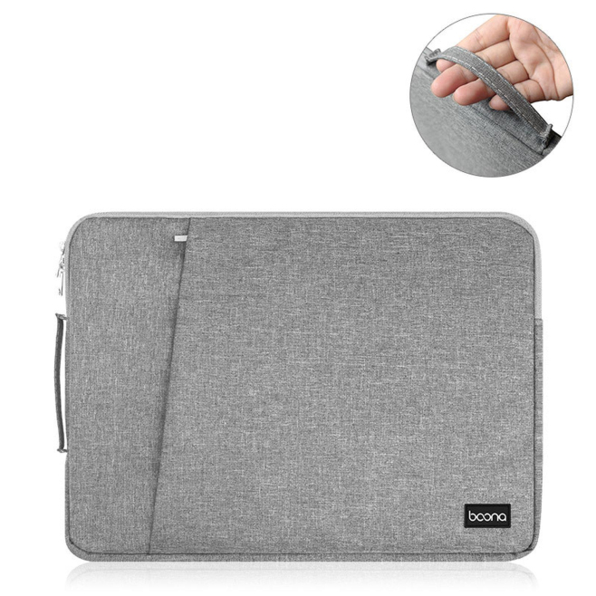 Housse Pour Ordinateur Portable 15.6 Pouces En Oxford Doublure Peluche Poche Accessoires Zips Double Sens - www.yonis-shop.com