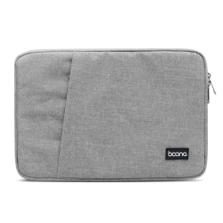 Housse Ordinateur Portable 13 Pouces En Oxford Résistante Aux Rayures Doublure Peluche Poche Frontale Pour Accessoires