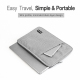 Sacoche Ordinateur Portable 13 Pouces En Oxford Doublure Peluche Anti Rayures Double Compartiment Poche Accessoires - www.yon...
