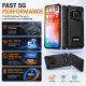 Smartphone Robuste 5G IP68 Résistant Aux Chutes Batterie 8000 mAh 12 Go RAM 256 Go Stockage - www.yonis-shop.com