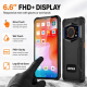 Smartphone Robuste 5G IP68 Résistant Aux Chutes Batterie 8000 mAh 12 Go RAM 256 Go Stockage - www.yonis-shop.com