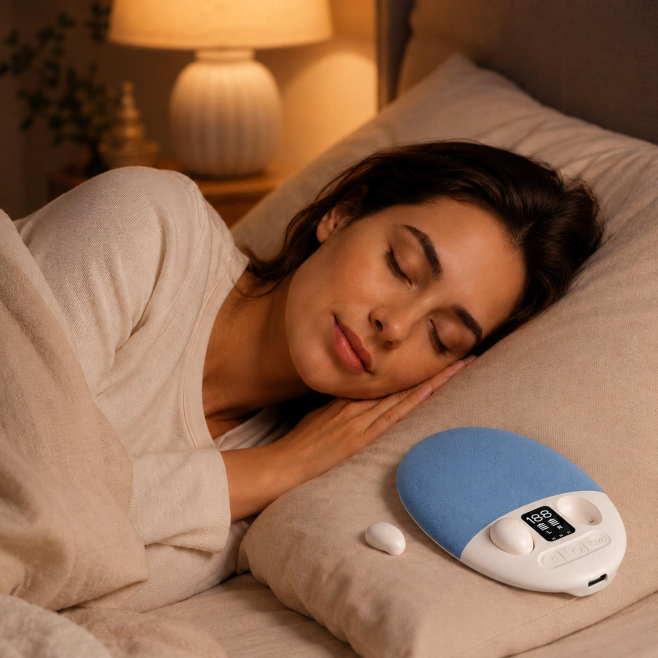 Enceinte Sous Oreiller 2 En 1 Pour Le Sommeil Avec Écouteurs Sans Fil Bruit Blanc Bluetooth 6.0 Dock De Recharge - www.yonis-...