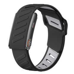 Bracelet Connecté Sans Écran Avec Analyse ECG Oxymétrie Suivi Du Sommeil 120 Modes Sportifs Et Autonomie Jusqu’à 30 Jours