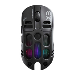 Souris Gaming Sans Fil Tri Mode 74 G Coque Alvéolée 8000 DPI Batterie Rechargeable