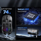 Souris Gaming Sans Fil Tri Mode 74 G Coque Alvéolée 8000 DPI Batterie Rechargeable - www.yonis-shop.com