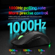 Souris Gaming Sans Fil Rechargeable Tri Mode 12800 DPI RGB 1000 Hz 6 Boutons - www.yonis-shop.com