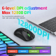 Souris Gaming Sans Fil Rechargeable Tri Mode 12800 DPI RGB 1000 Hz 6 Boutons - www.yonis-shop.com