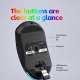 Souris Gaming Sans Fil Rechargeable Tri Mode 12800 DPI RGB 1000 Hz 6 Boutons - www.yonis-shop.com