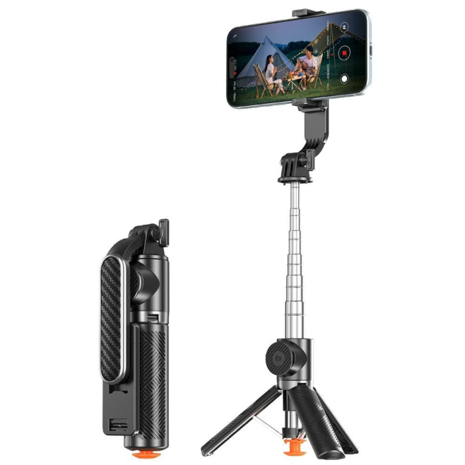 Perche À Selfie Bluetooth 3 En 1 Pour Streaming Avec Trépied Automatique Télécommande 10 m Et Format Pliable 16,8 cm - www.yo...