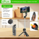 Perche À Selfie Bluetooth 3 En 1 Pour Streaming Avec Trépied Automatique Télécommande 10 m Et Format Pliable 16,8 cm - www.yo...