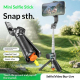 Perche À Selfie Bluetooth 3 En 1 Pour Streaming Avec Trépied Automatique Télécommande 10 m Et Format Pliable 16,8 cm - www.yo...