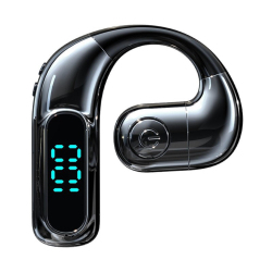 Écouteur Bluetooth Open Ear Pour Professionnels Avec Double Connexion Écran LED Batterie Et Autonomie De 12 Heures