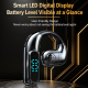 Écouteur Bluetooth Open Ear Pour Professionnels Avec Double Connexion Écran LED Batterie Et Autonomie De 12 Heures - www.yoni...