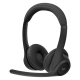 Casque Audio Sans Fil Avec Micro Pour Réunions Certifié Microsoft Teams Double Micro Antibruit Autonomie 20 H