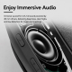 Casque Gaming Sans Fil Avec Micro Pour Travail Et Jeux 40 Mm Bluetooth 5.2 20 Heures Coussinets En Mousse À Mémoire De Forme ...