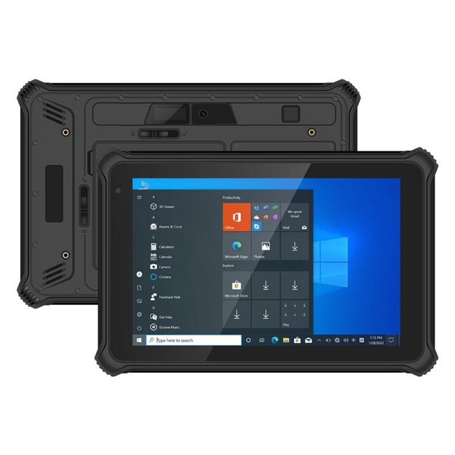 Tablette Durcie Windows 11 Ultra Résistante 10.1 Pouces 4G Écran IPS Waterproof IP67