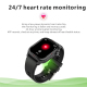 Montre Connectée 1.7 Pouces HD Bluetooth Appels Et Suivi Santé IP67 Autonomie 35 Jours - www.yonis-shop.com