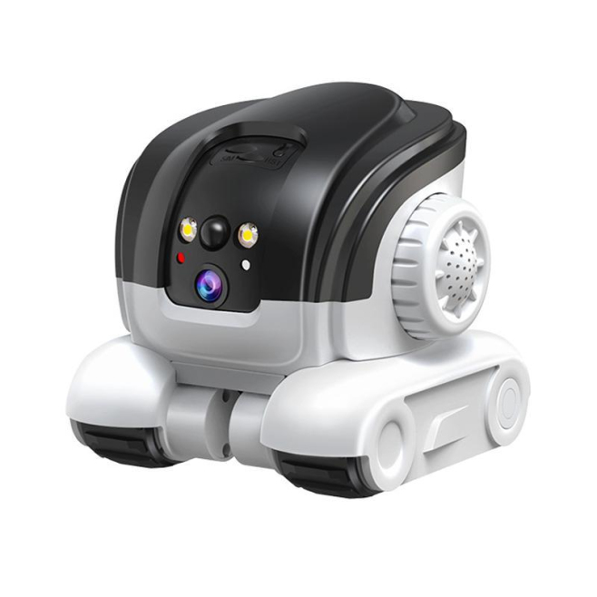Caméra De Surveillance Pour Chiens Et Chats À Double Objectif Pilotable À Distance Vision Nocturne En Couleur 2MP - www.yonis...
