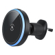 Support Téléphone Voiture Magnétique À Recharge Sans Fil 15W Pour Grille D’Aération Avec Rotation 360° Et Éclairage RGB - www...