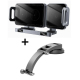 Support Téléphone Voiture Avec Chargeur Sans Fil 15W Rotation 360° Serrage Automatique Par Gravité - www.yonis-shop.com