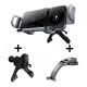 Support Voiture Chargeur Sans Fil 15W À Double Bobine Rotation 90° Pinces Automatiques 142 À 170mm Écran Pliable - www.yonis-...