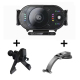 Support Téléphone Voiture Avec Chargeur Sans Fil Rapide 15W Rotation 360° Fixation Par Gravité Pour Grille D’Aération