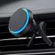 Support Téléphone Voiture Pour Grille D’Aération Avec Chargeur Sans Fil Magnétique Qi2 15 W Aimants N52 Rotation 360° - www.y...