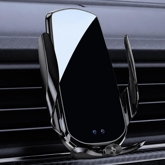 Support Téléphone Voiture Chargeur Sans Fil Magnétique Détection Infrarouge 360° Jusqu’à 15 W Compatible Avec Coque - www.yon...