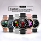 Montre Connectée Femme Or Rose Étanche IP65 Écran IPS 1.3 Pouces Bluetooth Multifonctions Surveillance Sommeil Compatible IOS...
