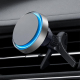 Support Téléphone Voiture Pour Grille D’Aération Avec Chargeur Sans Fil Magnétique Qi2 15 W Aimants N52 Rotation 360° - www.y...