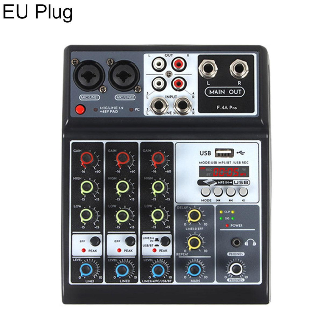 Table De Mixage Audio Pour Streaming Et Karaoké Avec Bluetooth 5.0 USB Bidirectionnel Et Effets Numériques - www.yonis-shop.com