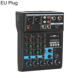 Table De Mixage Audio Bluetooth Pour Streaming Et Enregistrement Avec Alimentation Fantôme 48 V Entrées XLR TRS Et Connexion USB