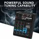 Table De Mixage Audio Bluetooth Pour Streaming Et Enregistrement Avec Alimentation Fantôme 48 V Entrées XLR TRS Et Connexion ...