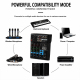Table De Mixage Audio Bluetooth Pour Streaming Et Enregistrement Avec Alimentation Fantôme 48 V Entrées XLR TRS Et Connexion ...