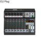 Console De Mixage Audio 8 Canaux Pour Enregistrement Bluetooth USB Alimentation Phantom 48 V 99 Effets De Réverbération - www...