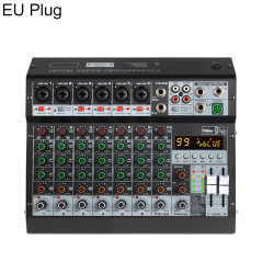 Console De Mixage Audio 8 Canaux Pour Enregistrement Bluetooth USB Alimentation Phantom 48 V 99 Effets De Réverbération