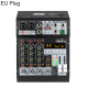 Table De Mixage Audio 4 Canaux Pour Enregistrement Bluetooth USB Alimentation Fantôme 48 V 99 Effets De Réverbération - www.y...
