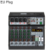 Table De Mixage Audio Pour Enregistrement 6 Canaux Bluetooth USB 99 Effets De Réverbération Alimentation Fantôme 48 V - www.y...