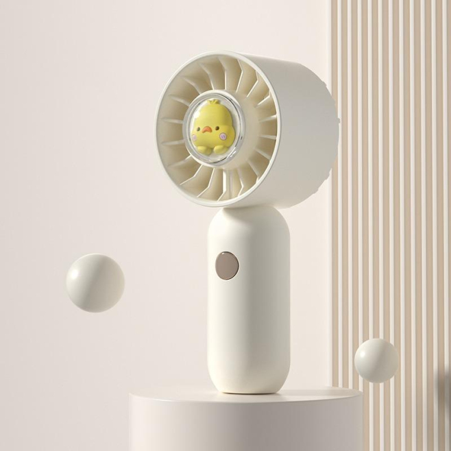 Mini Ventilateur Portable De Poche À Main Et À Poser 3 Vitesses Silencieux Rechargeable USB 500 mAh - www.yonis-shop.com