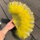 Éventail À Main À Plumes Vintage Pour Mariage Et Cosplay Blanc Avec Paillettes Dorées 14 Baleines 23 X 42 Cm - www.yonis-shop...