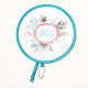 Éventail Pliable Enfant Portable Rond Motif Cactus 56 g Polyester Ouverture 21 cm Fait Main - www.yonis-shop.com