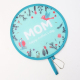 Éventail Pliable Enfant Portable Rond Motif Cactus 56 g Polyester Ouverture 21 cm Fait Main - www.yonis-shop.com