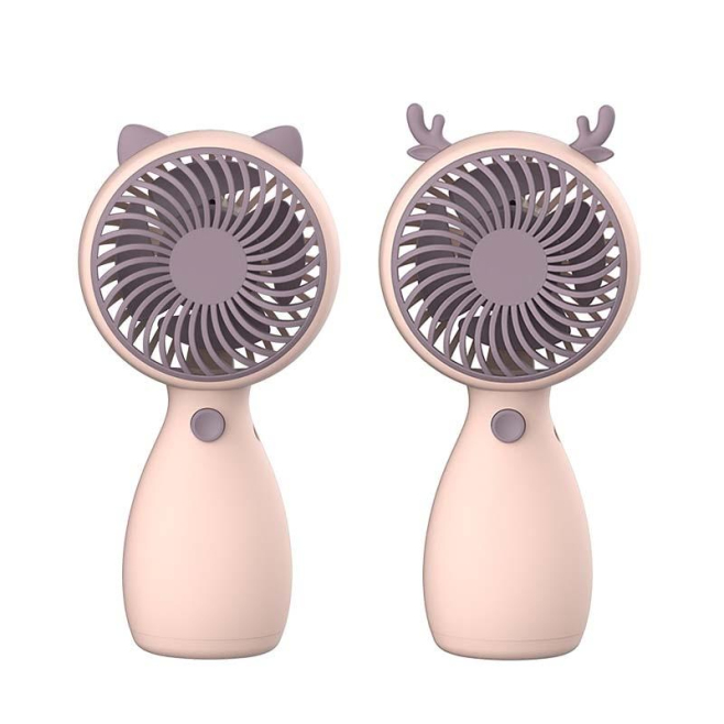 Mini Ventilateur USB Portable 2 Pièces À Main De Bureau Avec Lanière Rechargeable 30 À 60 Minutes D’Autonomie - www.yonis-sho...