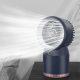 Ventilateur Brumisateur USB Pour Bureau Et Maison Silencieux Double Brumisation Nano 4 Vitesses Réservoir 390 Ml Affichage LE...