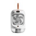 Rafraîchisseur D’Air Portable Avec Brumisation Oscillation Automatique Lumière Nocturne Et Affichage Numérique 250 Ml - www.y...