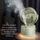 Ventilateur Rafraîchisseur D’Air De Bureau Portable Avec Humidification Oscillation 3D Et Batterie 1800 mAh - www.yonis-shop.com