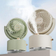 Ventilateur Rafraîchisseur D’Air De Bureau Portable Avec Humidification Oscillation 3D Et Batterie 1800 mAh - www.yonis-shop.com