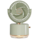 Ventilateur Rafraîchisseur D’Air De Bureau Portable Avec Humidification Oscillation 3D Et Batterie 1800 mAh - www.yonis-shop.com