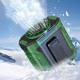 Ventilateur Portable De Taille Et De Cou 360° Pour Extérieur 100 Vitesses Batterie 5000 mAh Vent Fort 10 m/s 249 g - www.yoni...