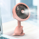 Ventilateur De Bureau USB À Pince Rechargeable Avec Brumisateur 3 Vitesses Et Tête Oscillante - www.yonis-shop.com